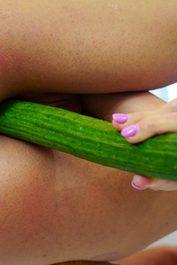 FTV Rachel Stuffs Her Pussy With Cucumber