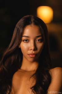 Lia Lin Revealing Her Sexy Small Breasts With Stiff Dark Nipples