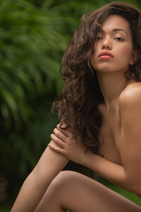 Playboy Babe Kit Rysha Posing Nude Outdoors