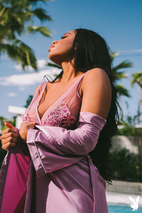 Selene Posing For Playboy Muse Debut