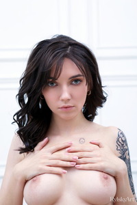 Busty Brunette Teen Danniela Spreads Her Butts