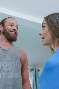 Lily Glee Sucking Cock From Fitness Guy