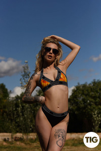 Saskia Valentine Take Off Her Bikini To Show Off Her Sexy Tits