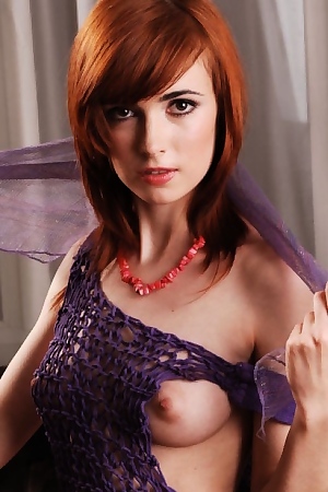 Masha In Hot Fishnet Lingerie