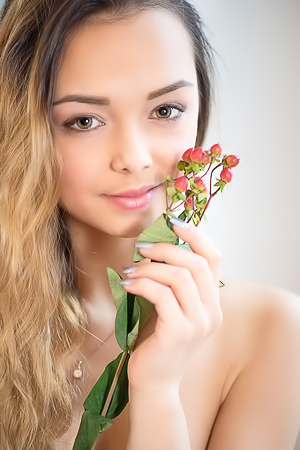 Little Sexy Teen Slava Shows Her Pleasures