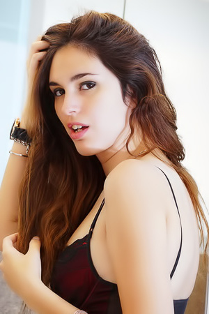 Petra In Heels And Corset