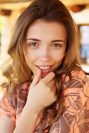 Mila Azul Bends Over With Her Sexy Ass Up