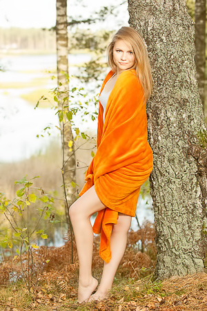 Beauty Posing Outdoors