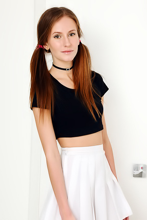 Sexy New Model Alisa Revealing Her Lovely Small Breasts