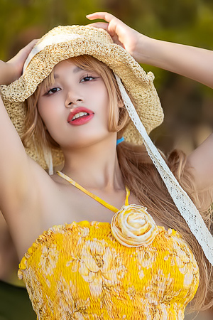 Danny Her Soft Breasts Jiggling In Her Snug Crop Top As Light And Shadow Play