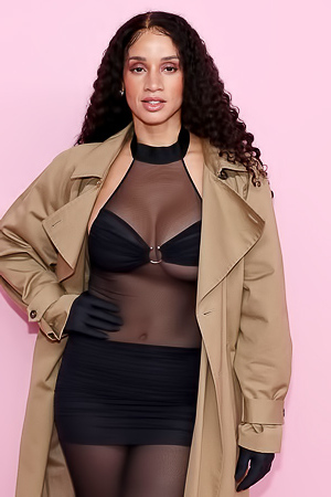 Dascha Polanco Cleavage at Victoria’s Secret Fashion Show!