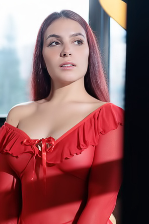 Ultravioleta In Red Lingerie Series By Rylsky