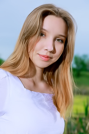 Estella Drops A White Sundress On A Lakeside Dock