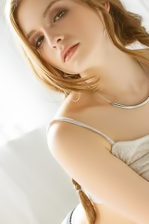 Hot Blonde On Her Lovely Stockings Receives Pleasure In A Not-So-Chaste Manner