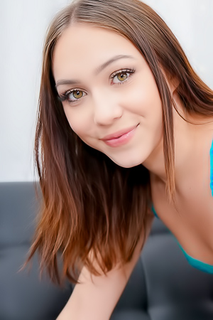 Mia River Invites You to Watch Through Slightly Opened Lips