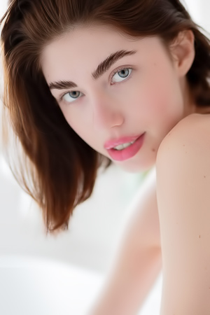 Taya Sours Red Thong Rides Low in a Baptism of Sunlight