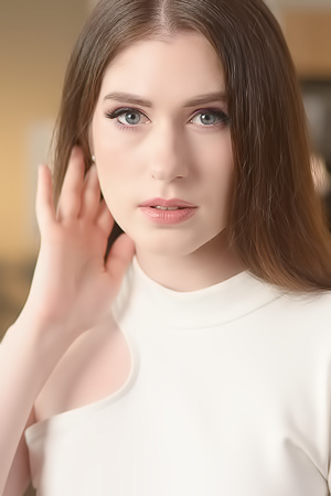 Hot Pearl Spreads Her Shaved Mound in Her Luxury Suite