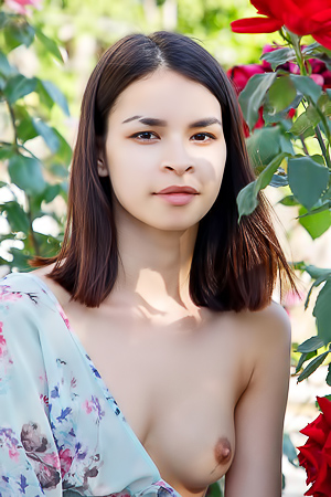 Ryanne Keena whispers from the garden, her secret laid bare for the world